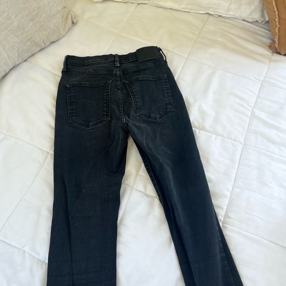 Everlane Women's Straight Leg Black Jeans